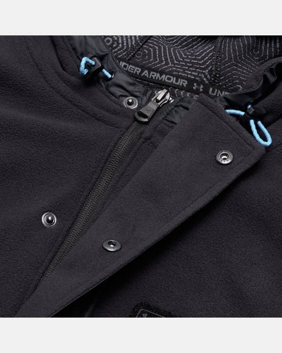 Men's ColdGear® Infrared Utility ½ Zip Jacket, Black, pdpMainDesktop image number 5